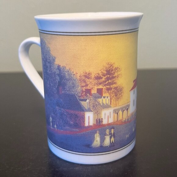 The West Front of Mount Vernon Cup Mug Art by Edward Savage ~ George Washington - Picture 4 of 11